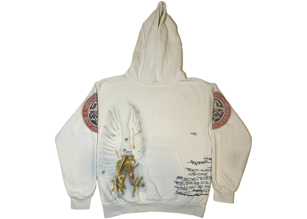 Travis Scott Utopia Circus Maximus 2023 Tour Hoodie White