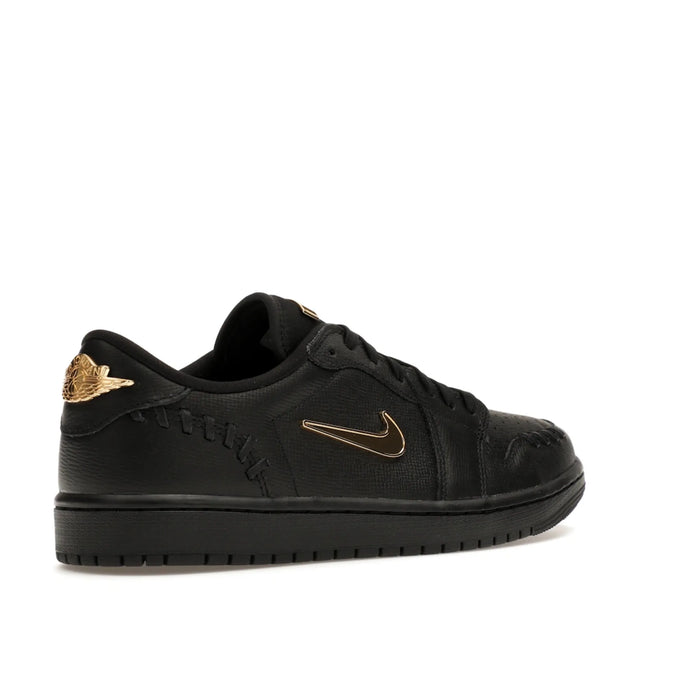 Jordan 1 Low Method of Make Black Metallic Gold (Women's)
