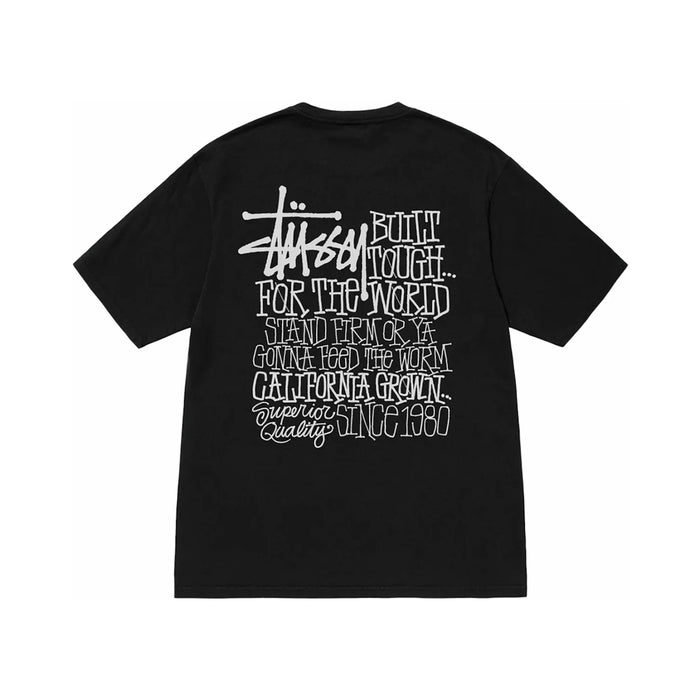 Stussy California Grown Pigment Dyed Tee Black