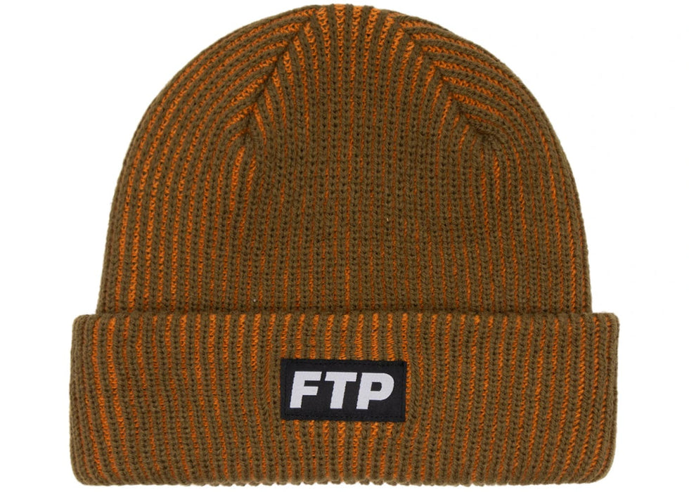 FTP 2-Tone Logo Beanie Olive