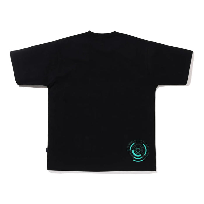 BAPE Cyber Bathing Ape Relaxed Fit Tee Black