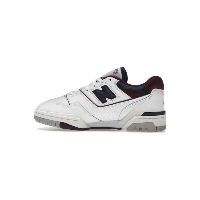 New Balance 550 White Navy NB Burgundy
