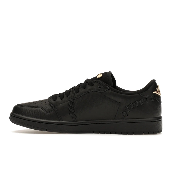 Jordan 1 Low Method of Make Black Metallic Gold (Women's)