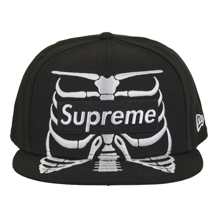 Supreme Bones Box Logo New Era 59Fifty Cap Black