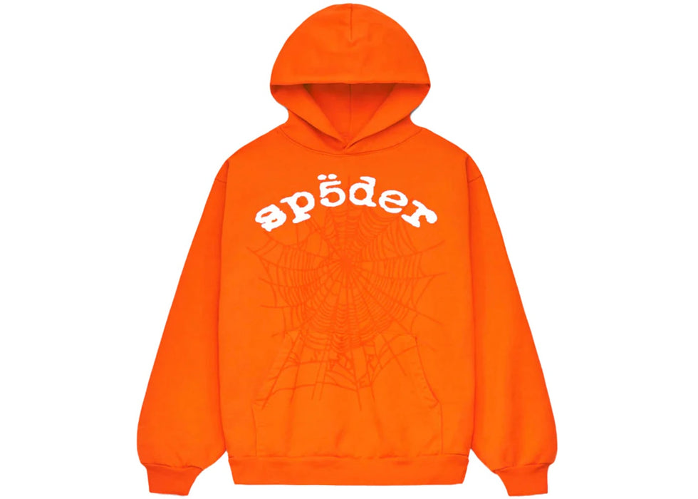 Sp5der Legacy Hoodie Orange