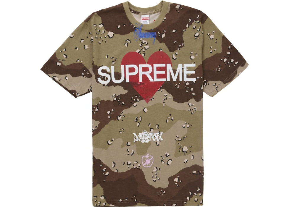 Supreme Announcing Tee Chocolate Chip Camo