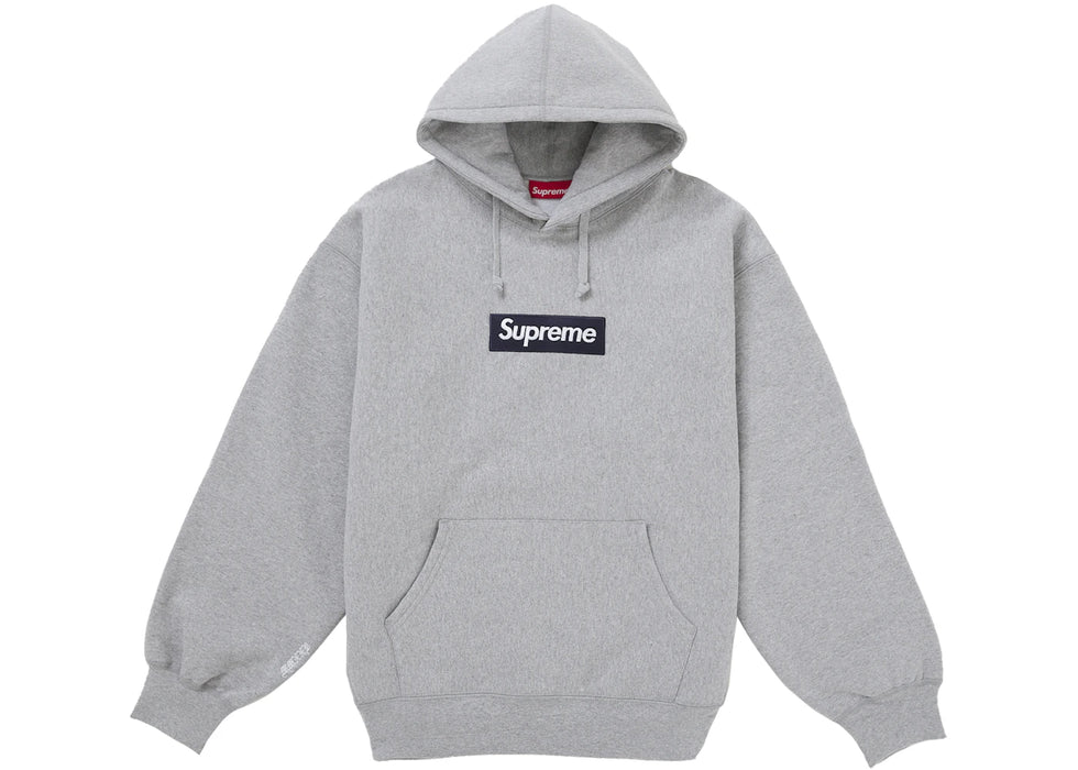 Supreme Box Logo Hooded Sweatshirt (FW25) Heather Grey