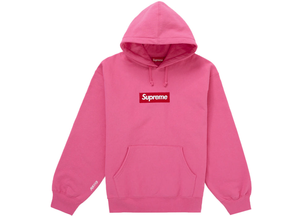 Supreme Box Logo Hooded Sweatshirt (FW25) Magenta