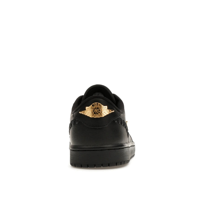 Jordan 1 Low Method of Make Black Metallic Gold (Women's)
