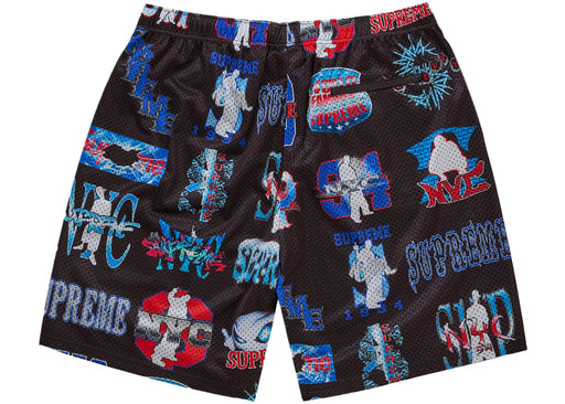Supreme Flash Mesh Short Black