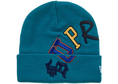 Supreme New Era Arc Beanie Teal