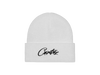 Corteiz Allstarz Folded Beanie White