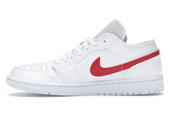 Jordan 1 Low White University Red (Women's)