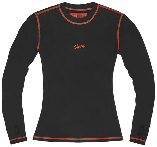 Corteiz Mesh Long-Sleeve Black/Red