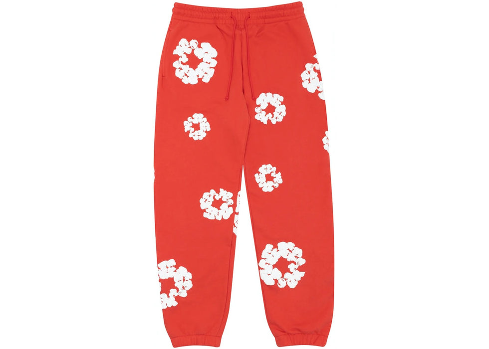 Denim Tears The Cotton Wreath Sweatpant Red