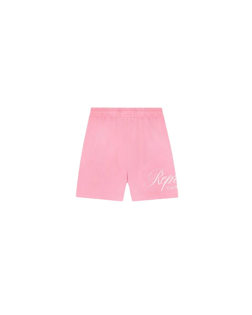 Represent Owners Club Script Mesh Shorts Pink