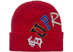 Supreme New Era Arc Beanie Red