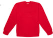 Supreme Cutout Logo Crewneck Red