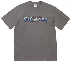 Supreme Tag Tee Charcoal