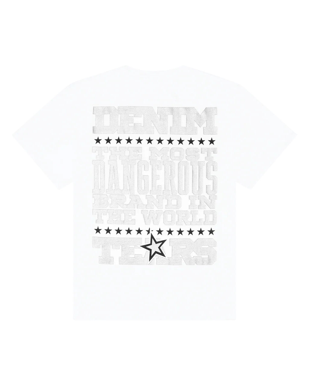 Denim Tears Most Dangerous SS Tee White