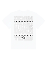 Denim Tears Most Dangerous SS Tee White