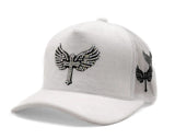 Reflection Luxury Fuzzy Trucker White Black
