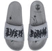 Life is Porno Slides Grey/Black
