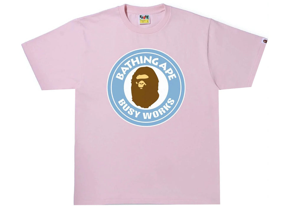 BAPE Colors Busy Works Tee Pink