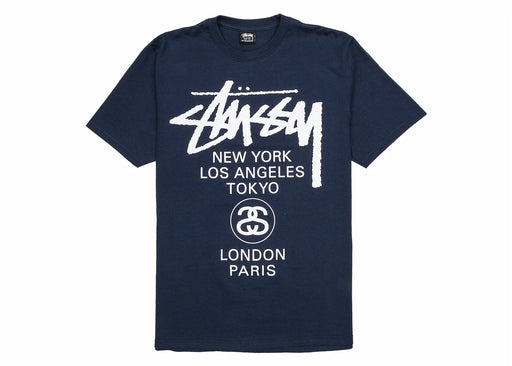 Stussy World Tour T-shirt Navy