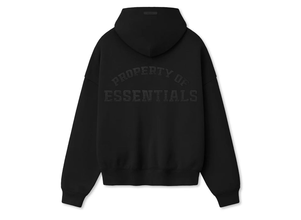 Fear of God Essentials Property Lounge Half Zip Hoodie Black
