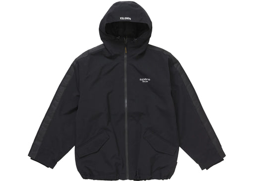 Supreme GORE-TEX Stripe Hooded Jacket Black