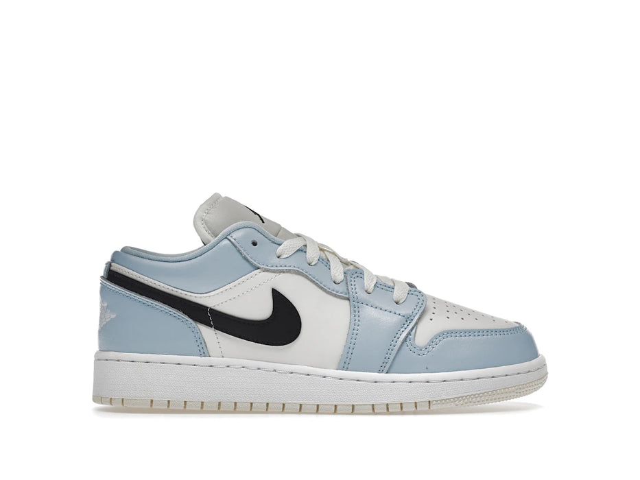 Jordan 1 Low Ice Blue Black (GS)