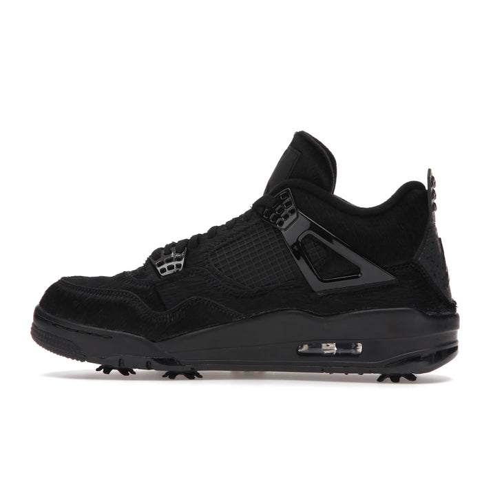 Jordan 4 Retro Golf Black Cat Pony Hair