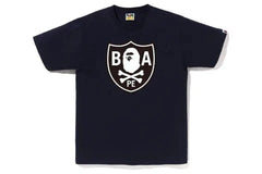 APE CROSSBONE TEE - NAVY BLUE
