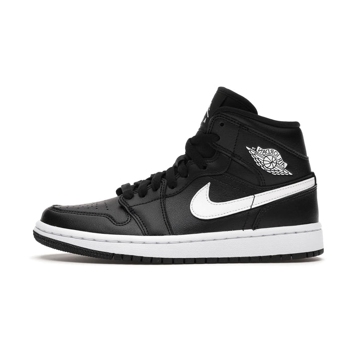 Jordan 1 Mid Black White (Women's)