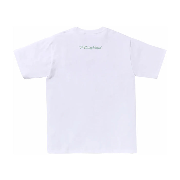 BAPE A Rising Bape Photo Tee White