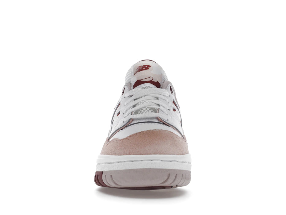 New Balance 550 White Scarlet (Women's)