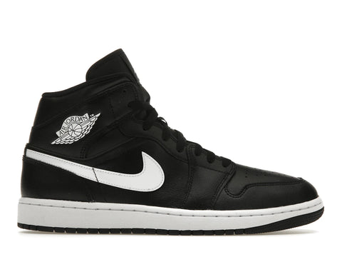 Jordan 1 Mid Black White (Women's)