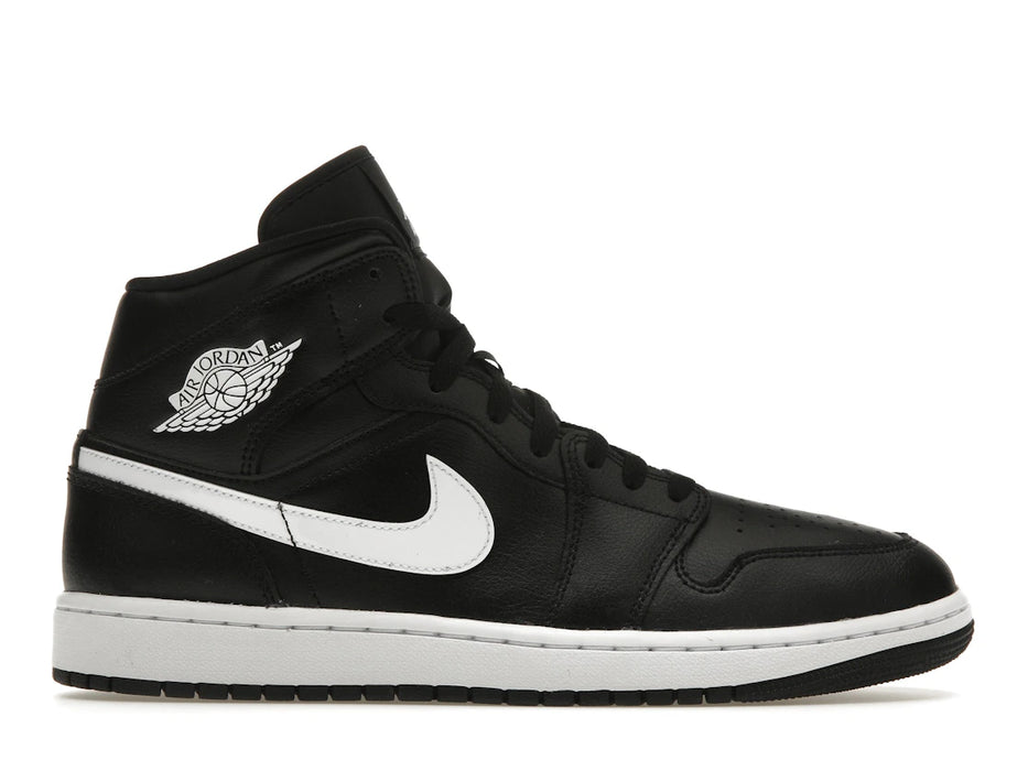 Jordan 1 Mid Black White (Women's)