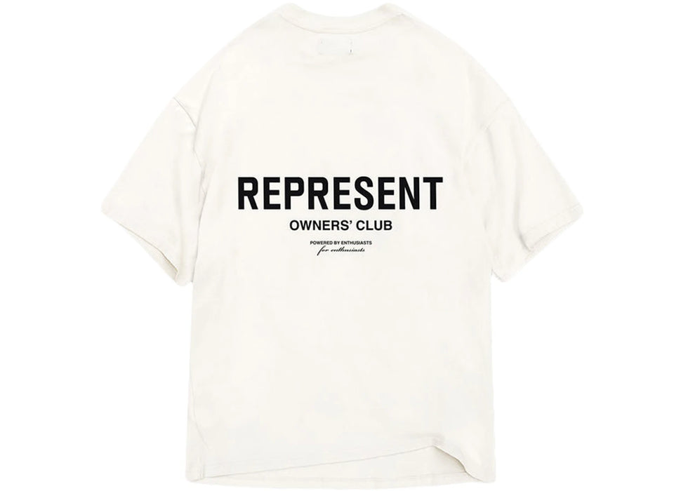 Represent Owner's Club T-Shirt Flat White/Black