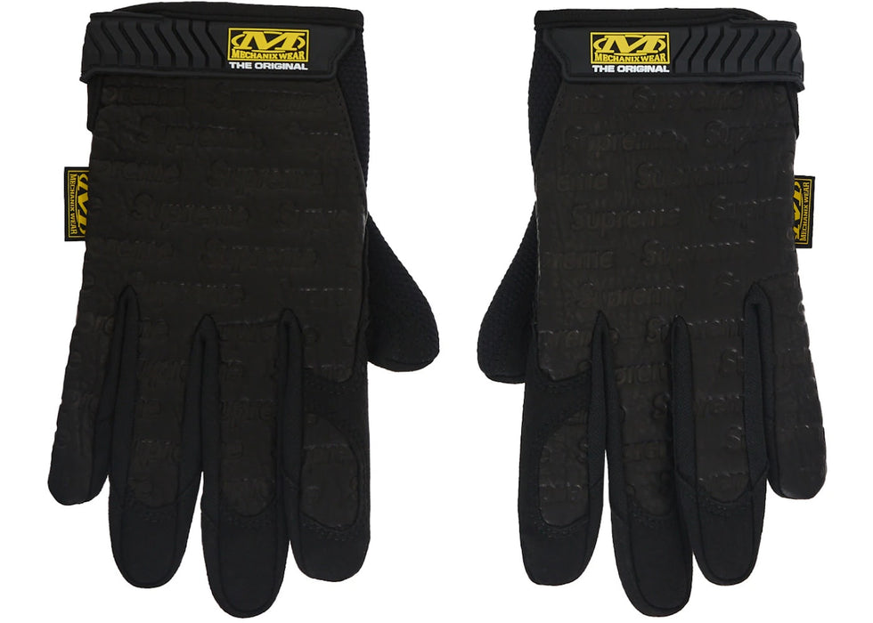 Supreme Mechanix Leather Work Gloves Black