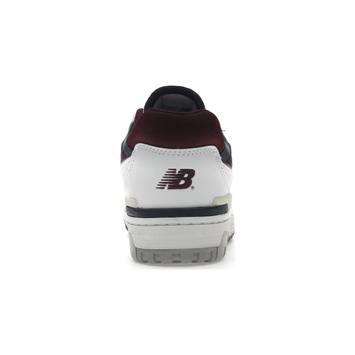 New Balance 550 White Navy NB Burgundy