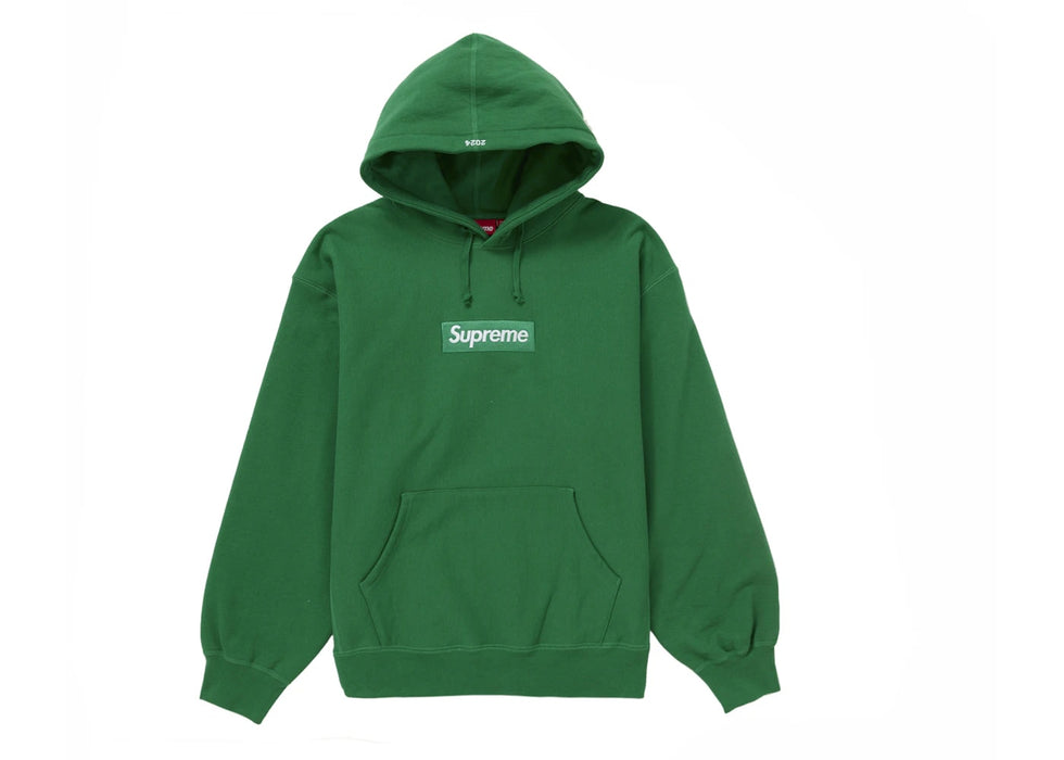 Supreme Box Logo Hooded Sweatshirt Sweatshirt (FW24) Green