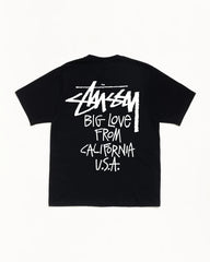 Stussy  Big Love Tee Mens Black