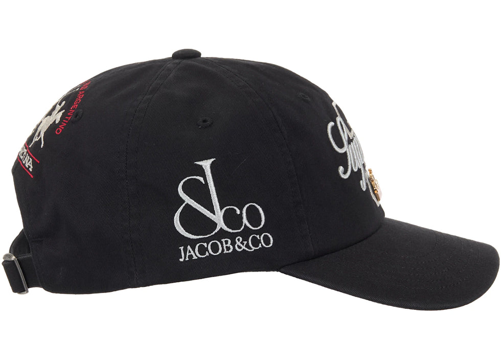 Supreme La Martina 6-Panel Black