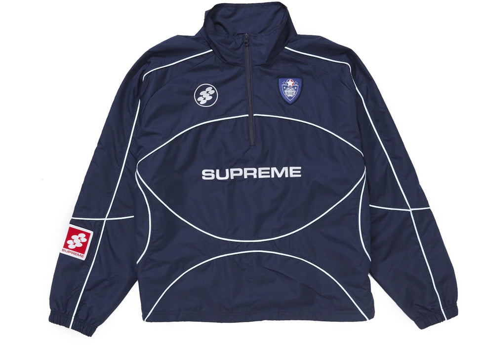 Supreme Reflective Piping Pullover Navy