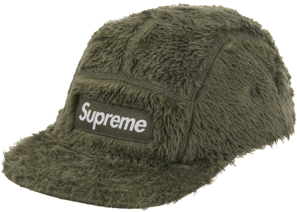 Supreme Fuzzy Camp Cap Moss