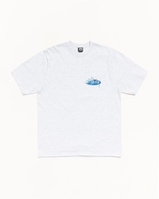 Stussy Wave oval tee grey