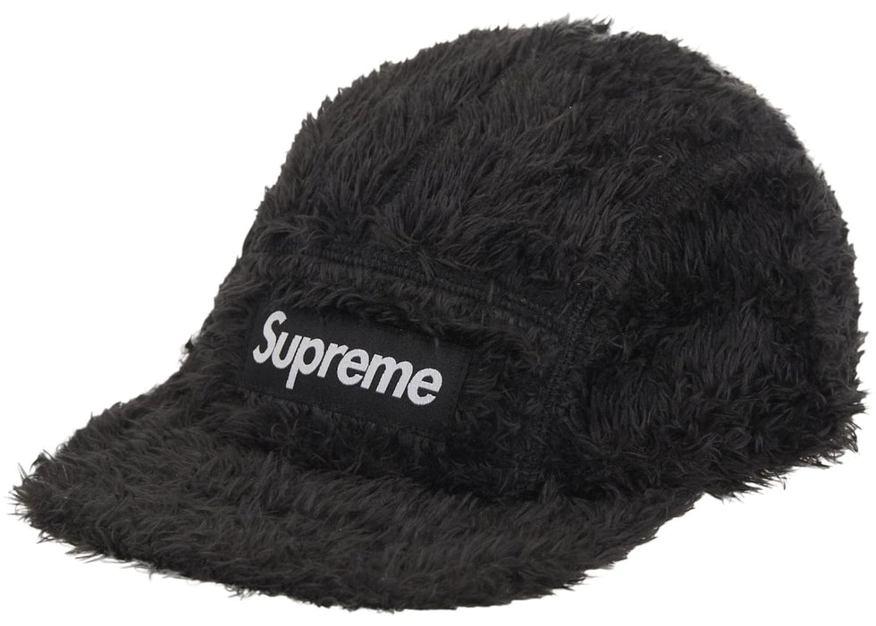 Supreme Fuzzy Camp Cap Black