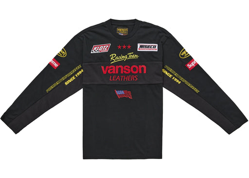 Supreme Vanson Leathers L/S Top Black